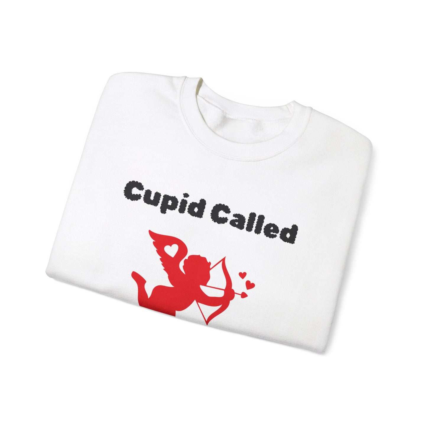 Cupid Called (red) Crewneck Sweatshirt