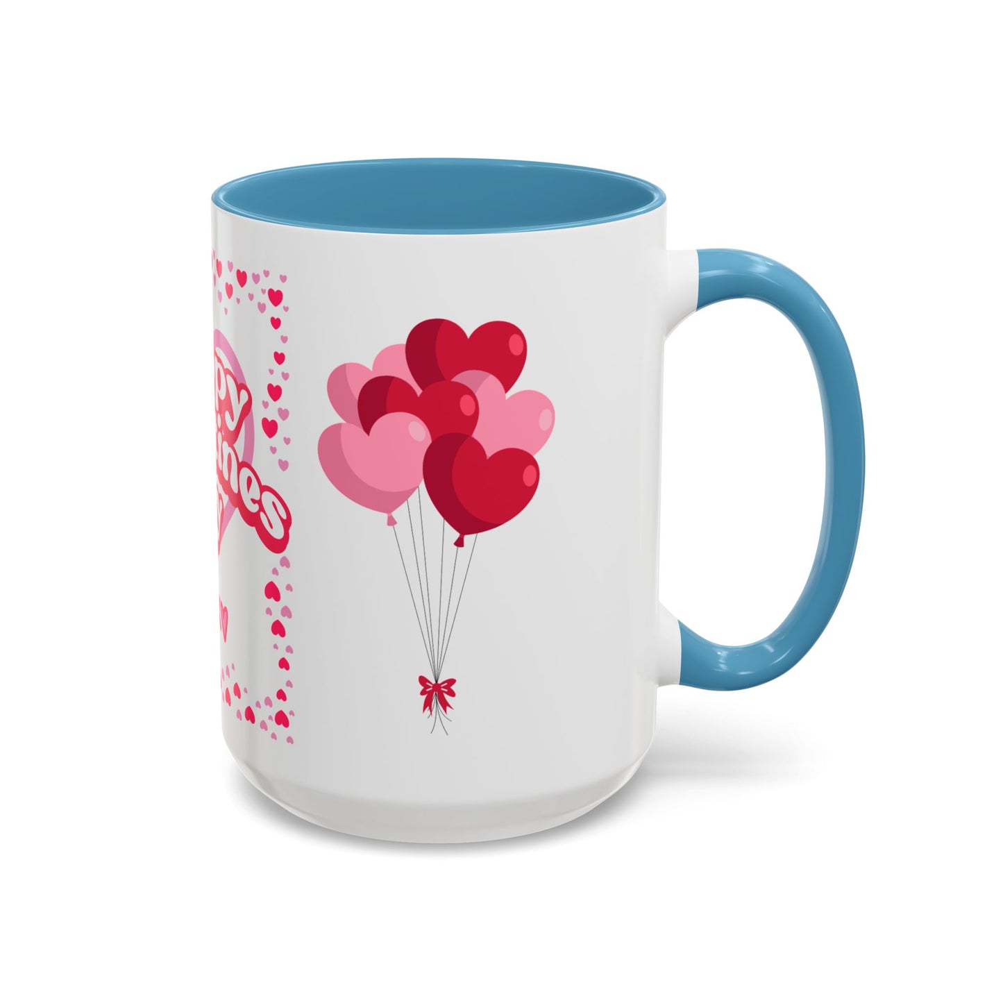 Happy Valentine’s Day Hearts Coffee Mug (11, 15oz)