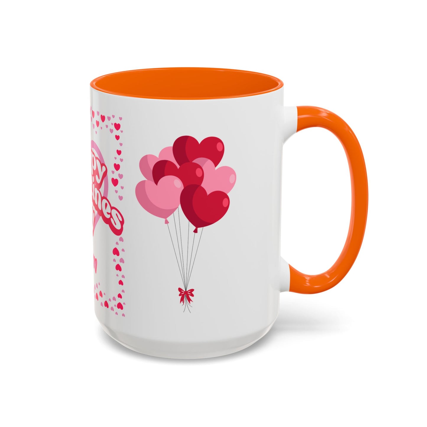 Happy Valentine’s Day Hearts Coffee Mug (11, 15oz)