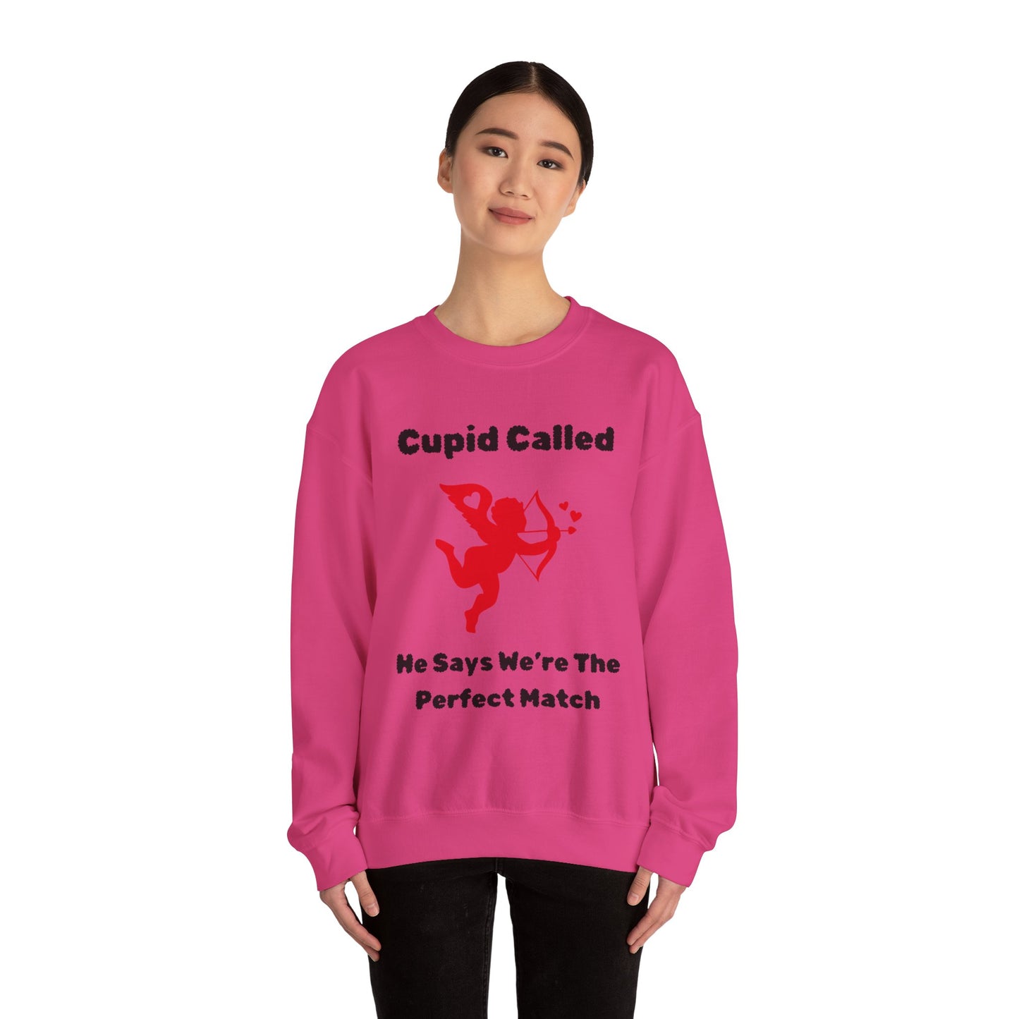 Cupid Called (red) Crewneck Sweatshirt