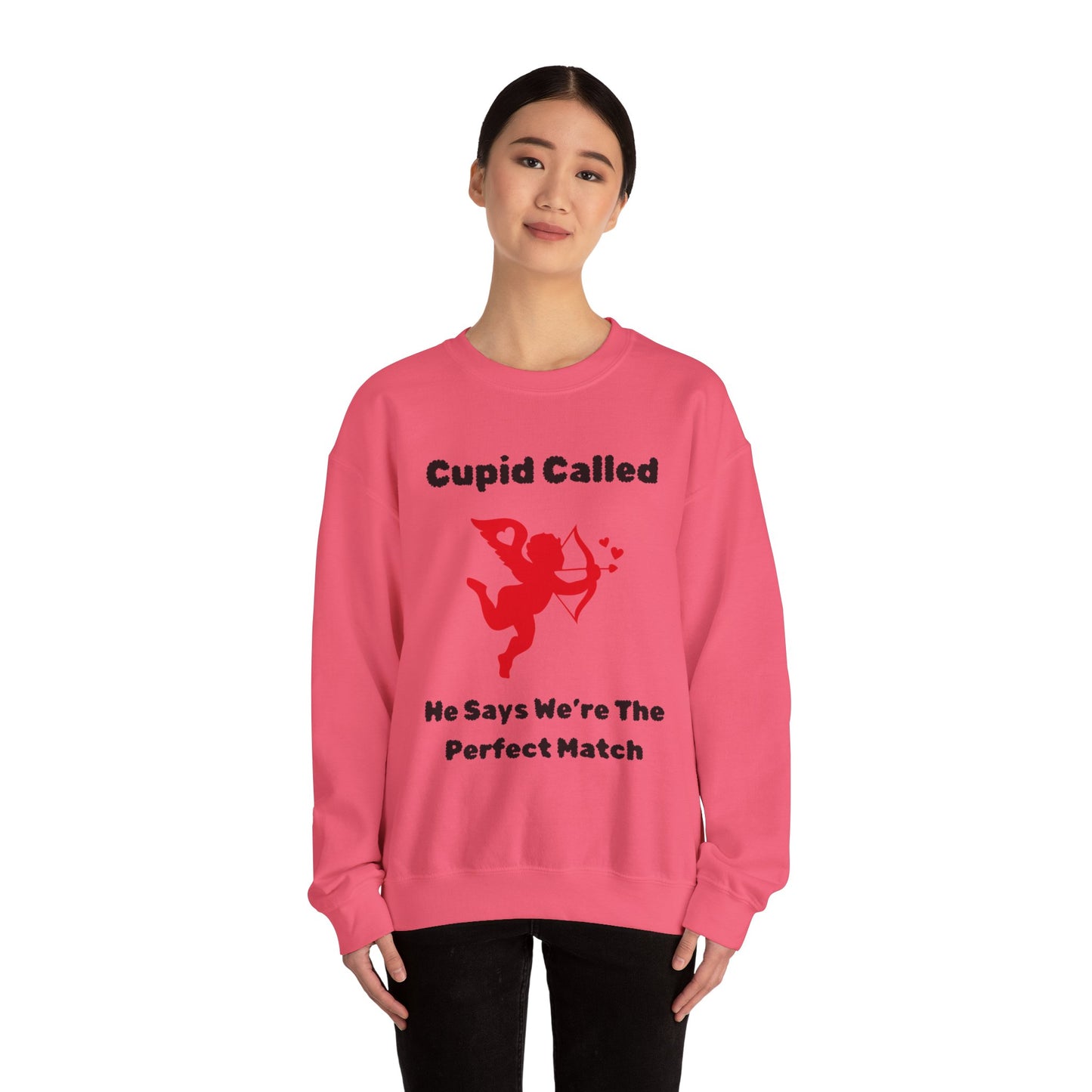 Cupid Called (red) Crewneck Sweatshirt