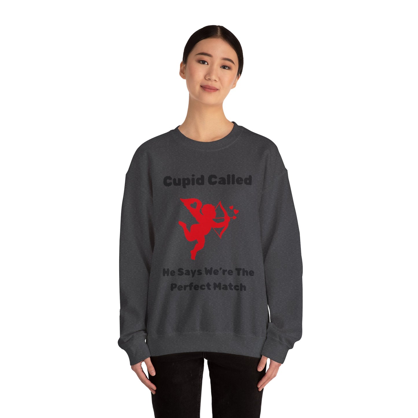 Cupid Called (red) Crewneck Sweatshirt