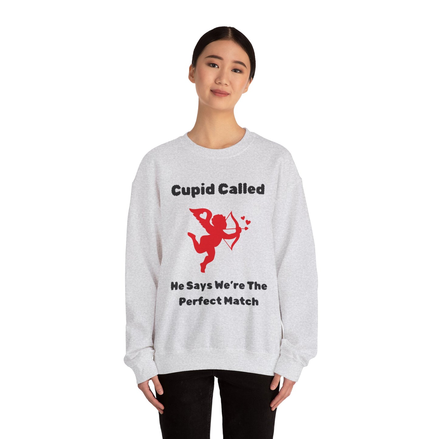 Cupid Called (red) Crewneck Sweatshirt