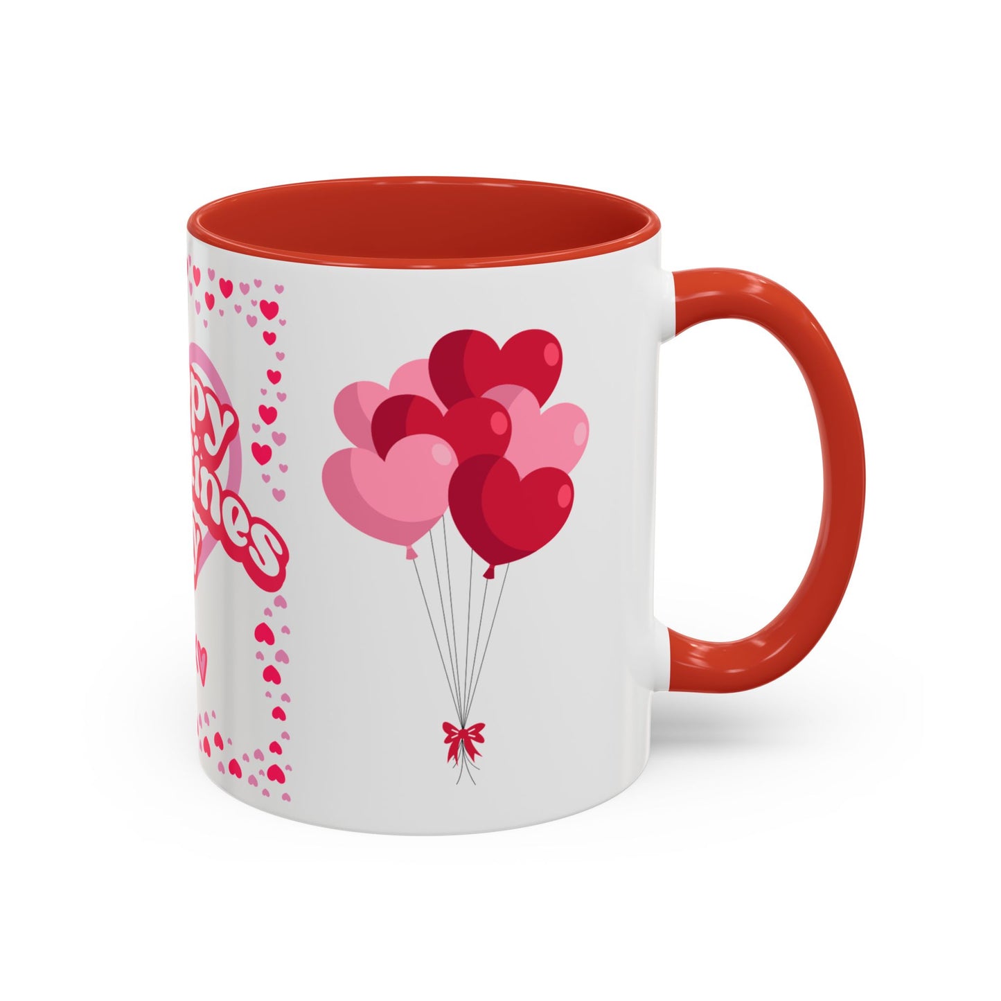 Happy Valentine’s Day Hearts Coffee Mug (11, 15oz)