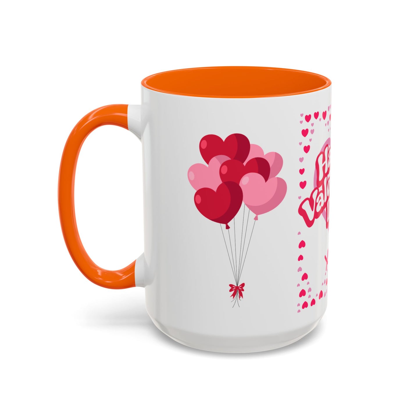 Happy Valentine’s Day Hearts Coffee Mug (11, 15oz)