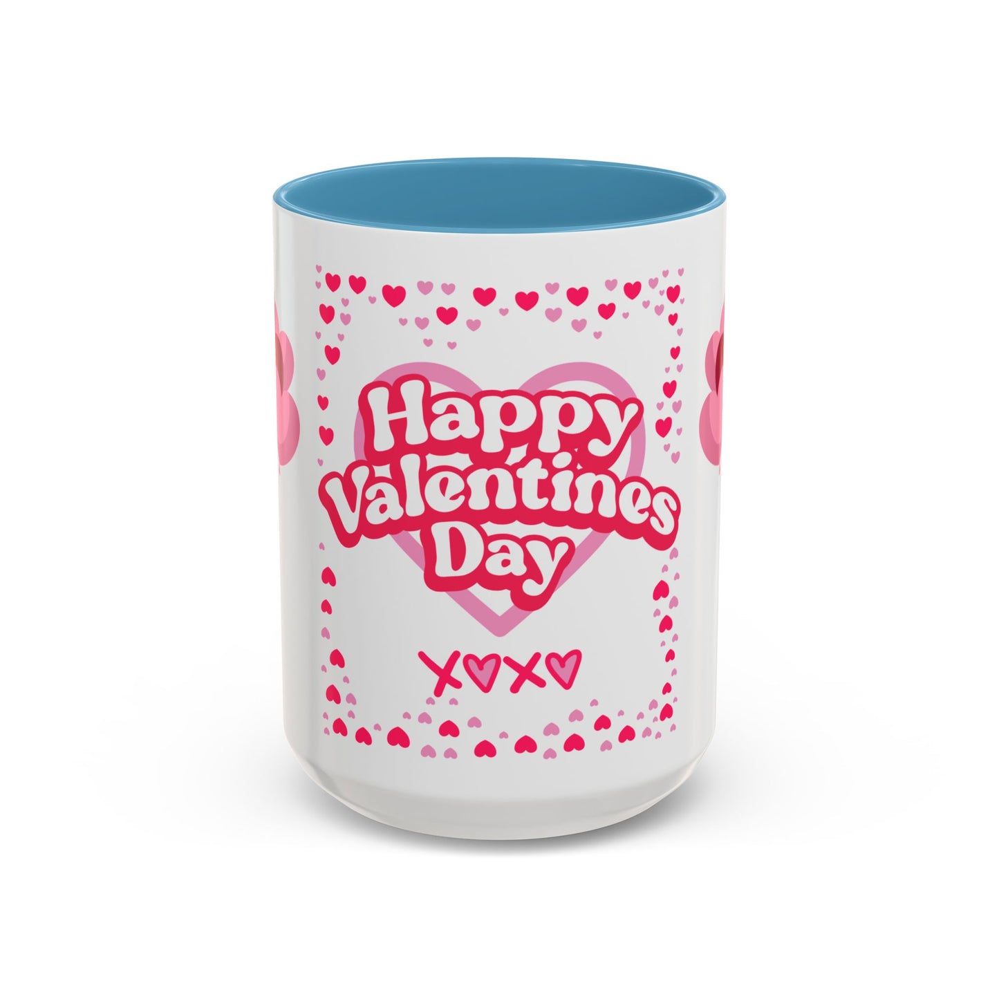 Happy Valentine’s Day Hearts Coffee Mug (11, 15oz)