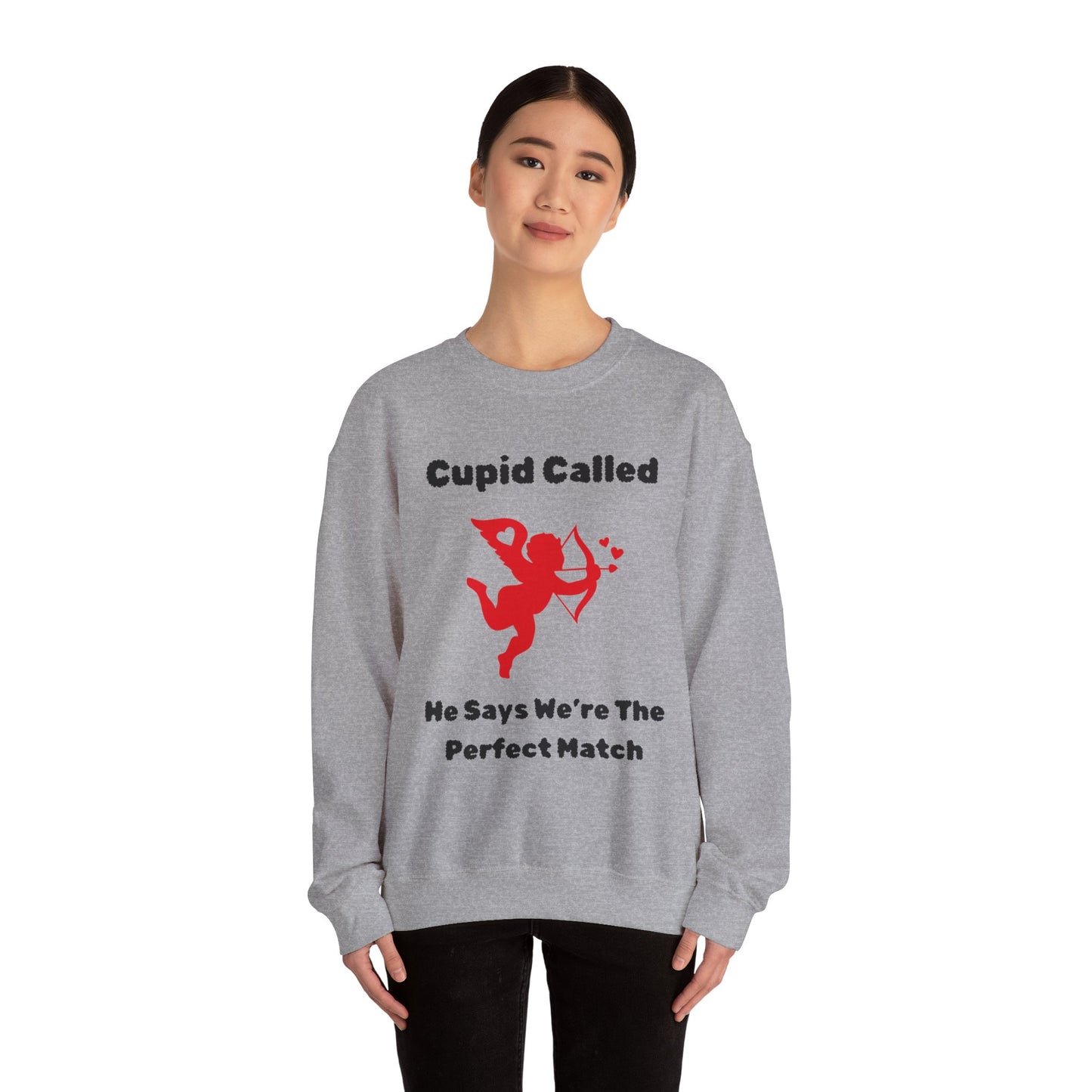 Cupid Called (red) Crewneck Sweatshirt