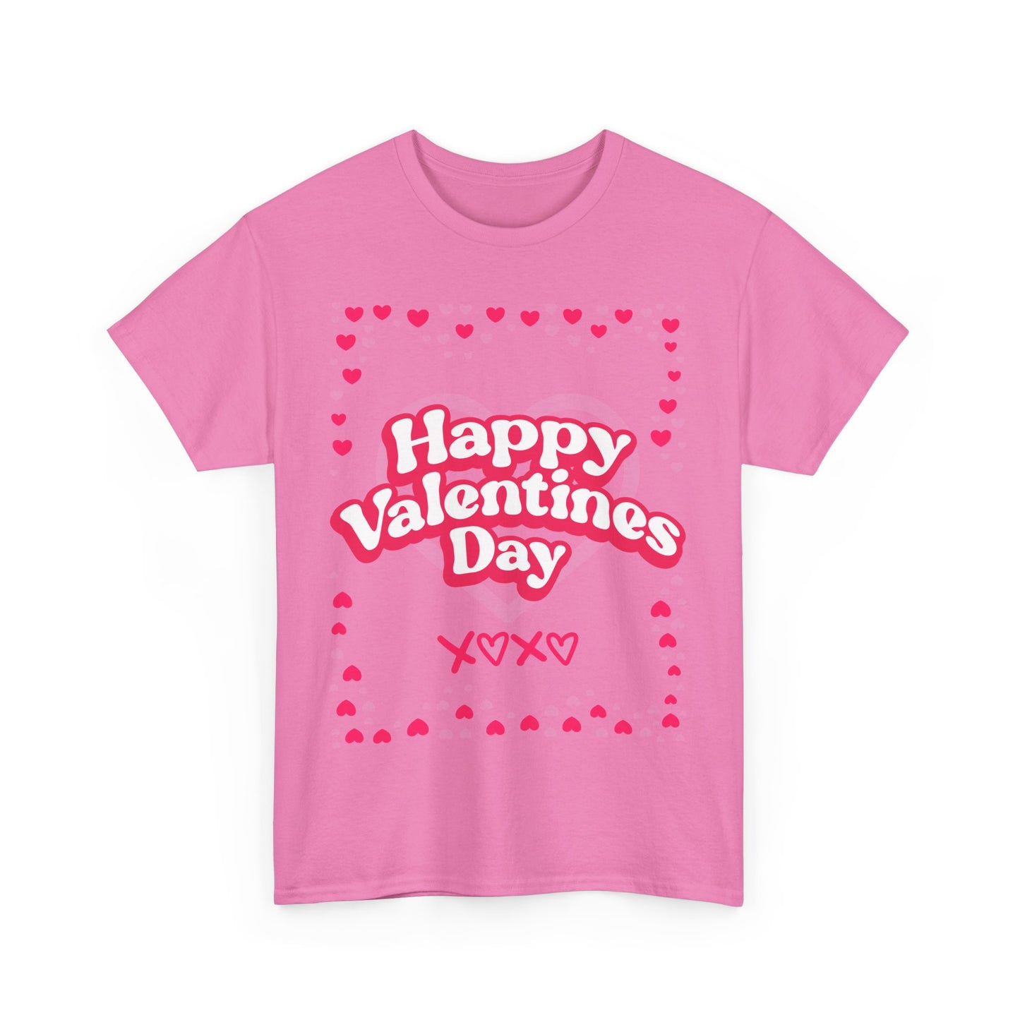 Happy Valentine’s Day Hearts Cotton Tee