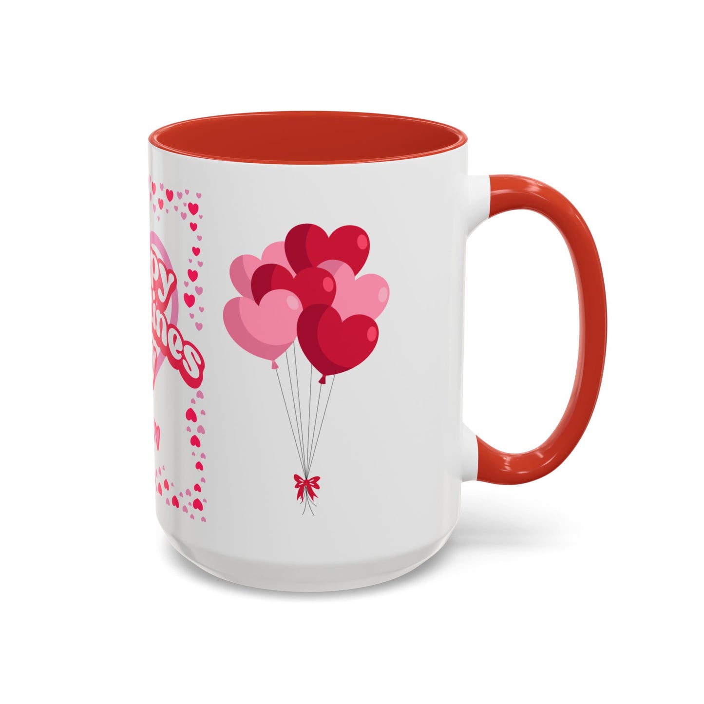 Happy Valentine’s Day Hearts Coffee Mug (11, 15oz)